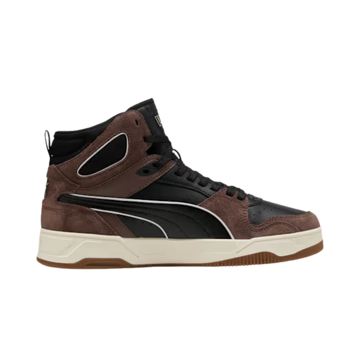 Puma Men Rebound Break Mid Sneakers - Flat Bronze Black Vapor Gray