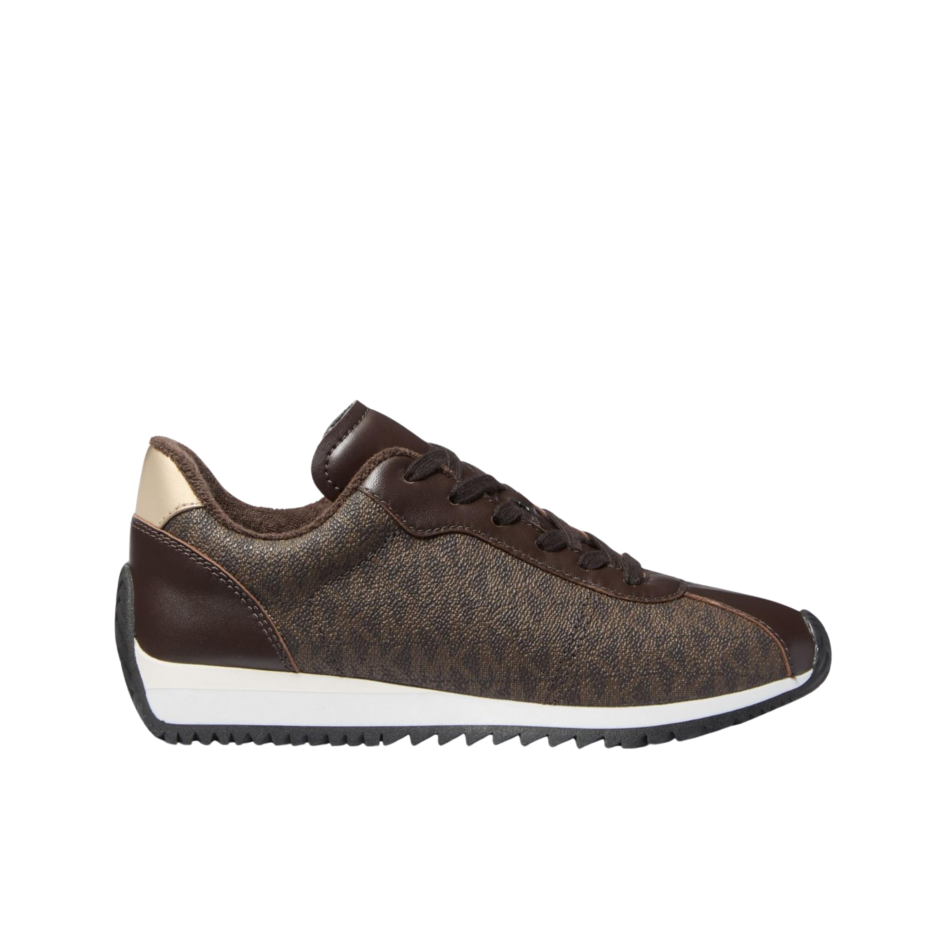 Michael Kors Women Rhodes Signature Logo Trainer - Brown