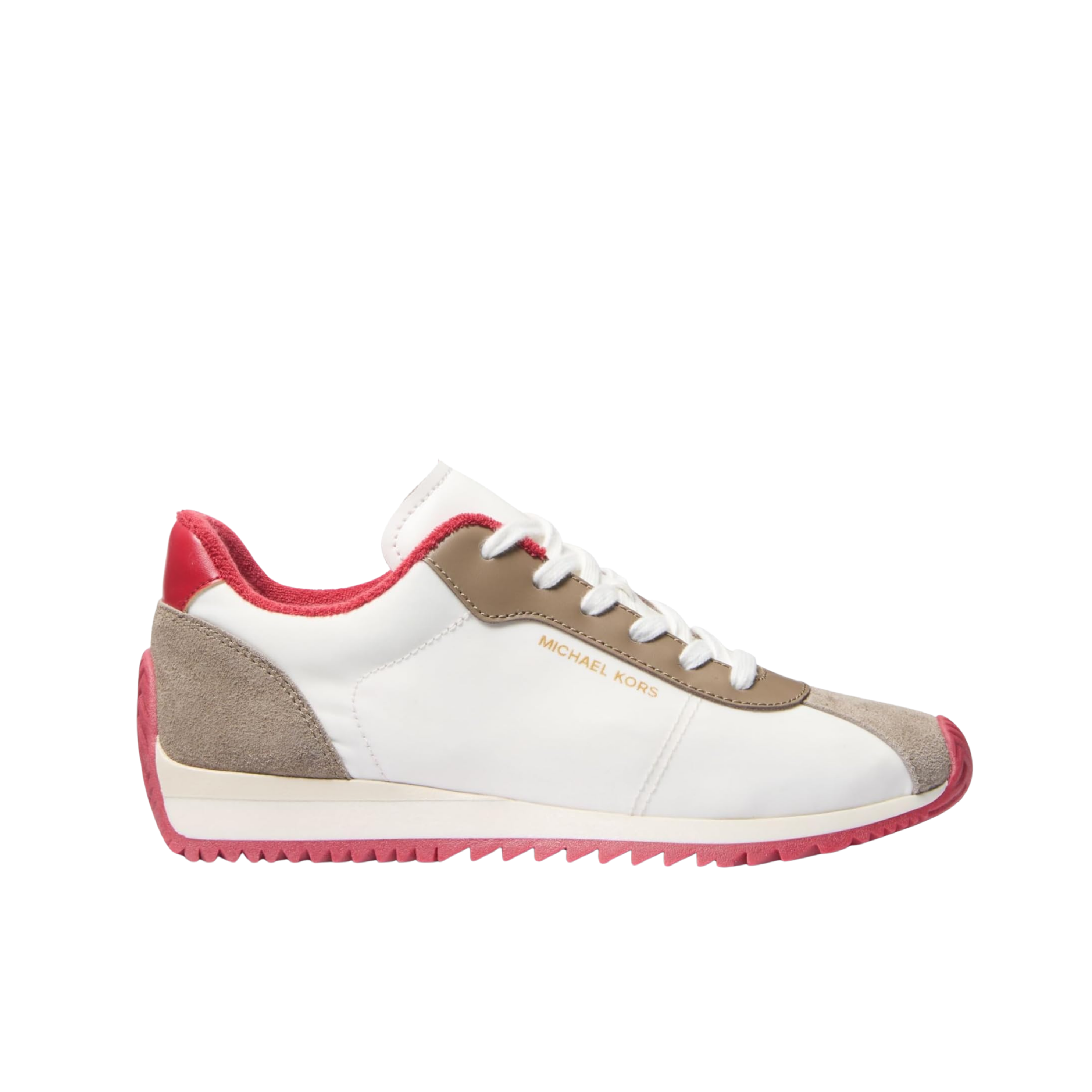 Michael Kors Women Rhodes Nylon Trainer - Optic White