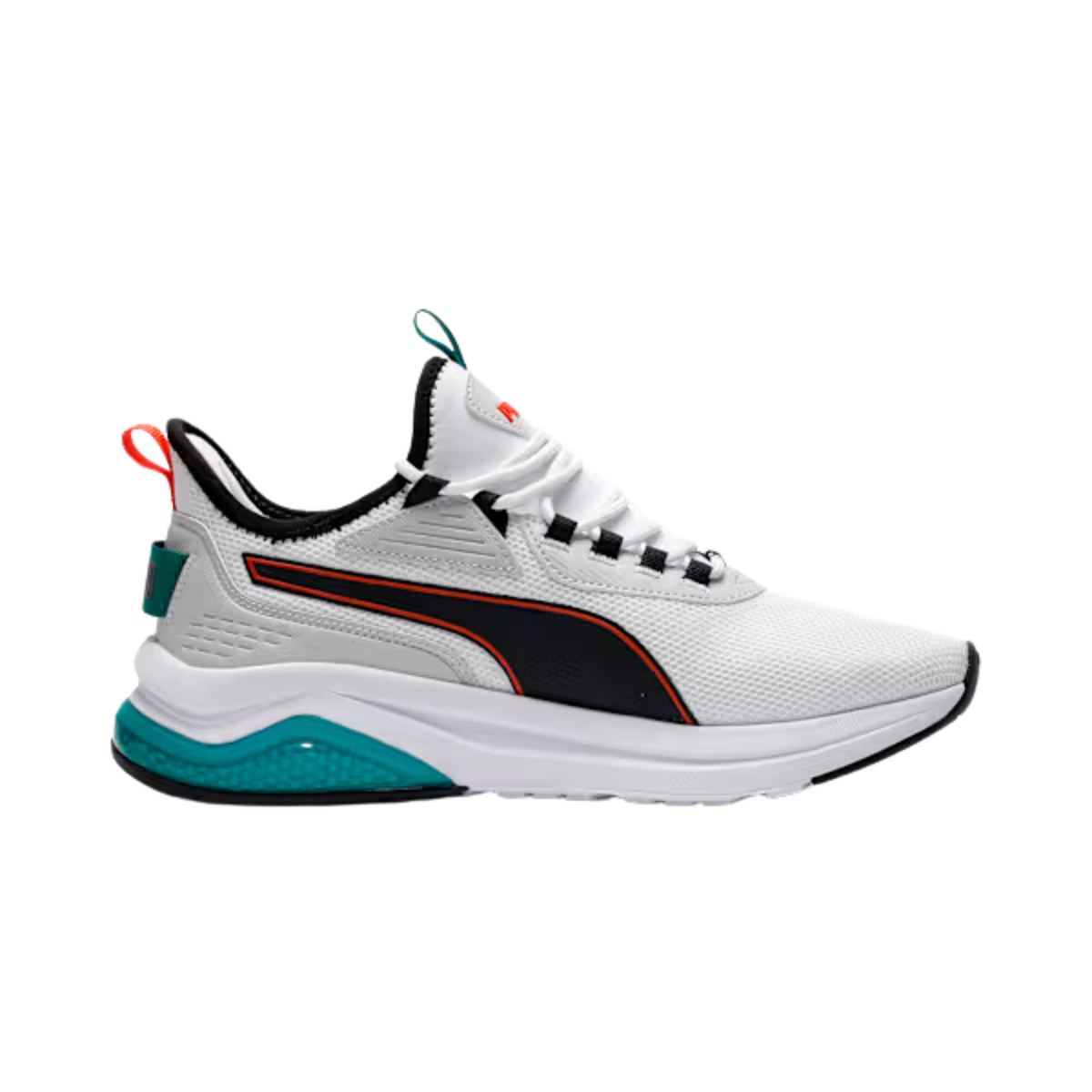 Puma Men Amplifier Sneakers - White Black Fierce Red