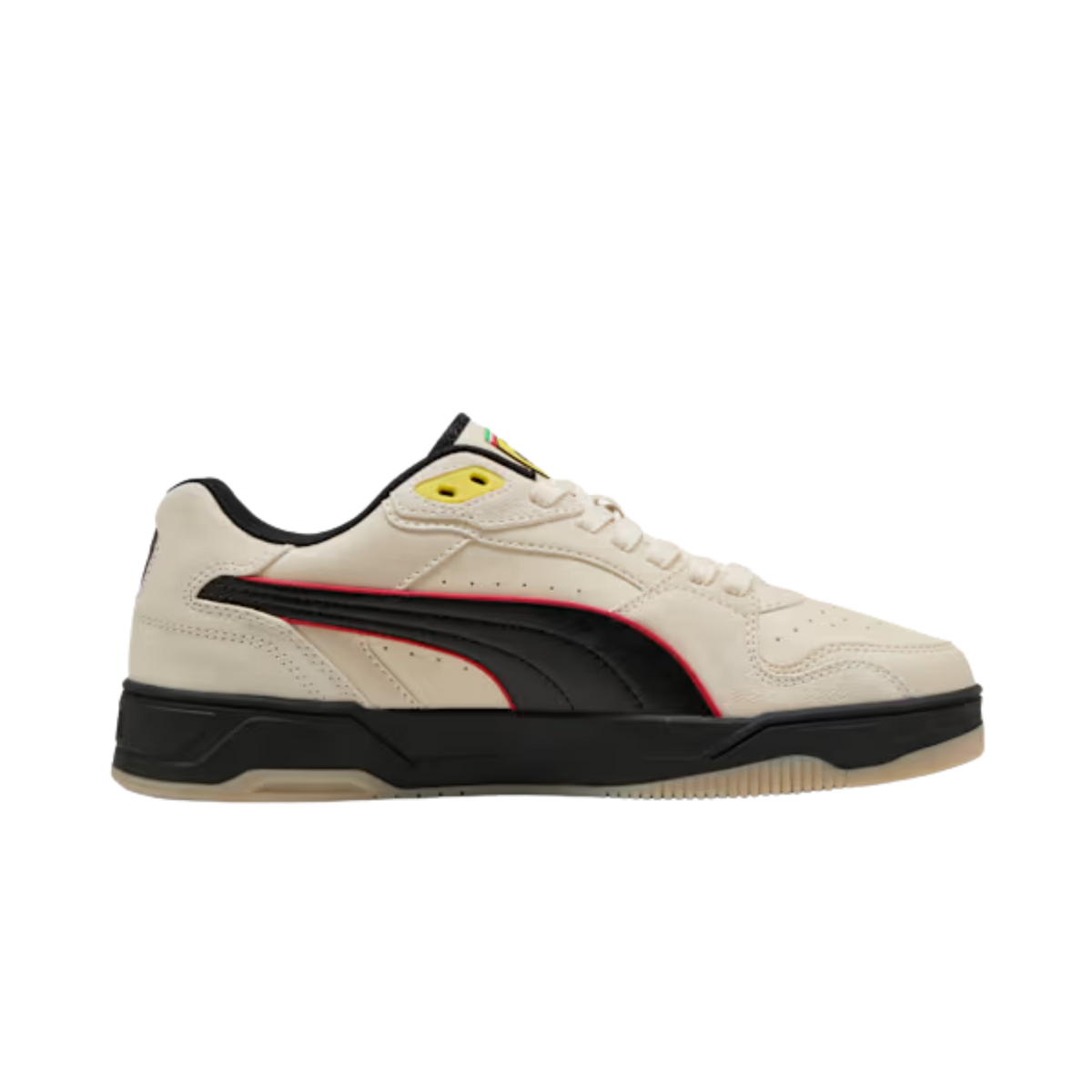Puma Men Scuderia Ferrari Rebound Break Sneakers - Alpine Snow Black