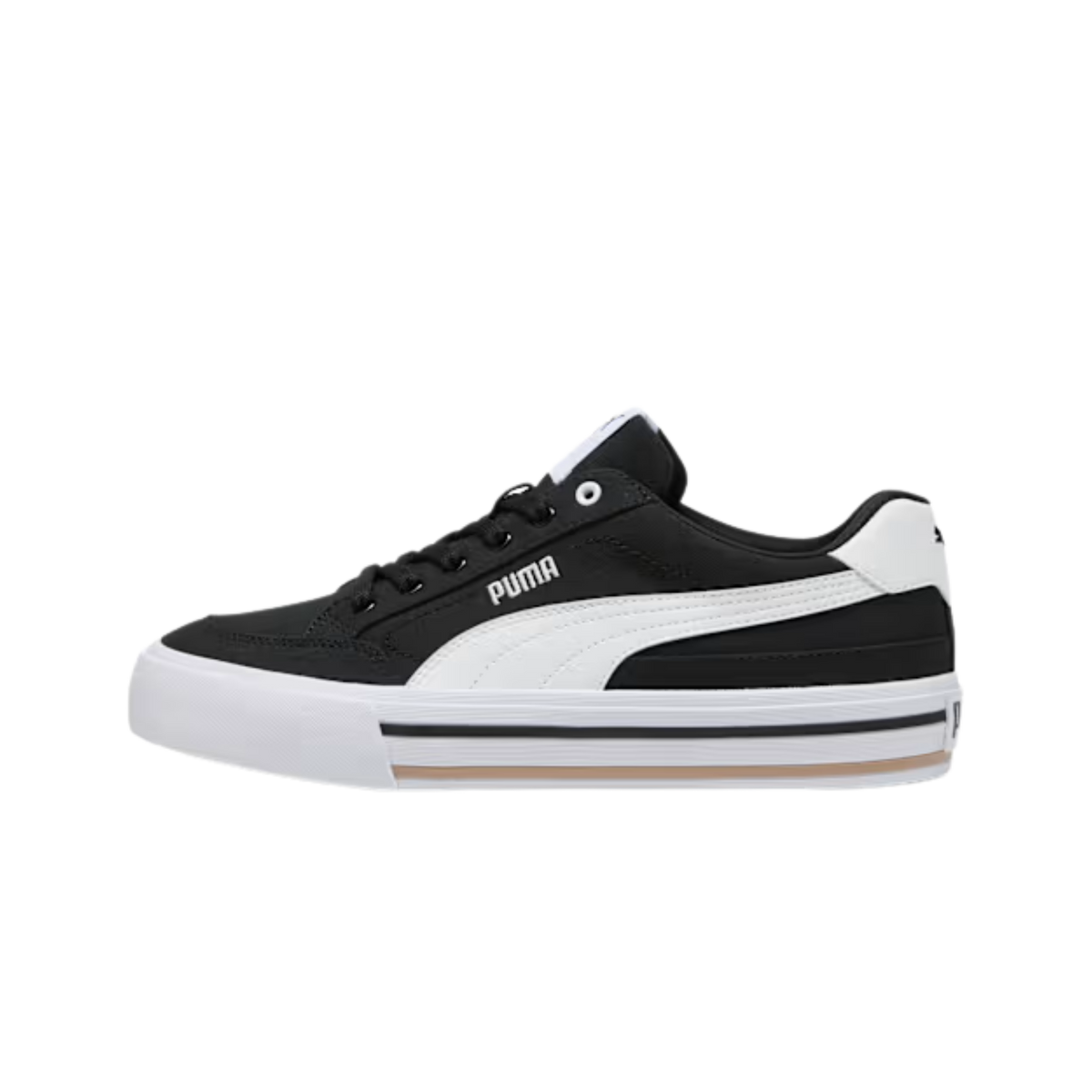 Puma Men Court Classic Vulcanized Formstrip Sneakers - Black White