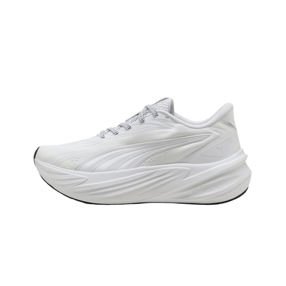 Puma Women Maxima Pro Running Shoes - White Feather Gray Black