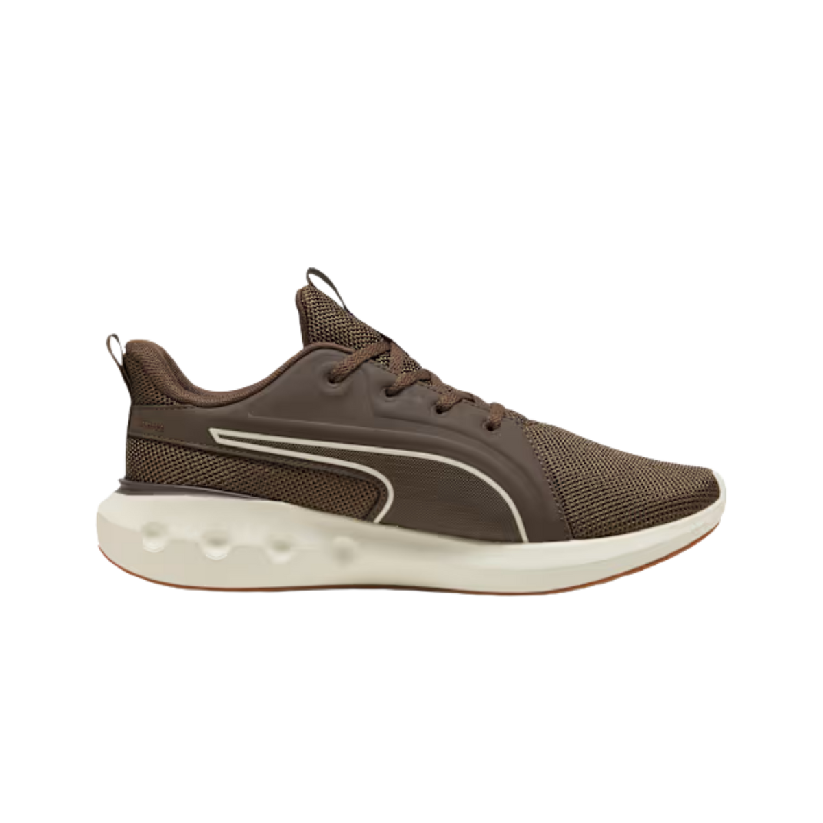 Puma Men Softride Carson Lace Up Sneakers - Chocolate Alpine Snow Gum