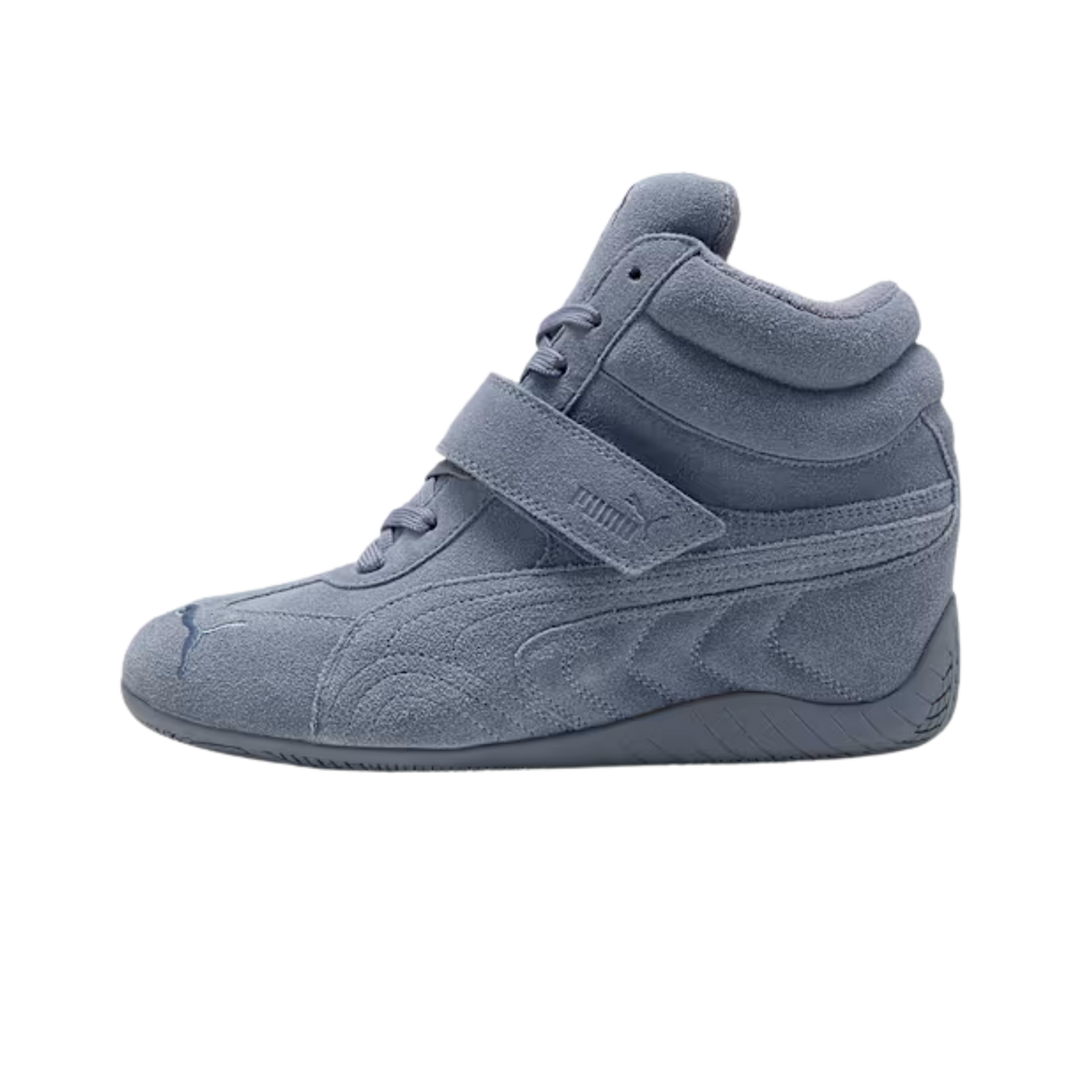 Puma Women Speedcat Wedge Tonal Sneakers - Gray Sky Black