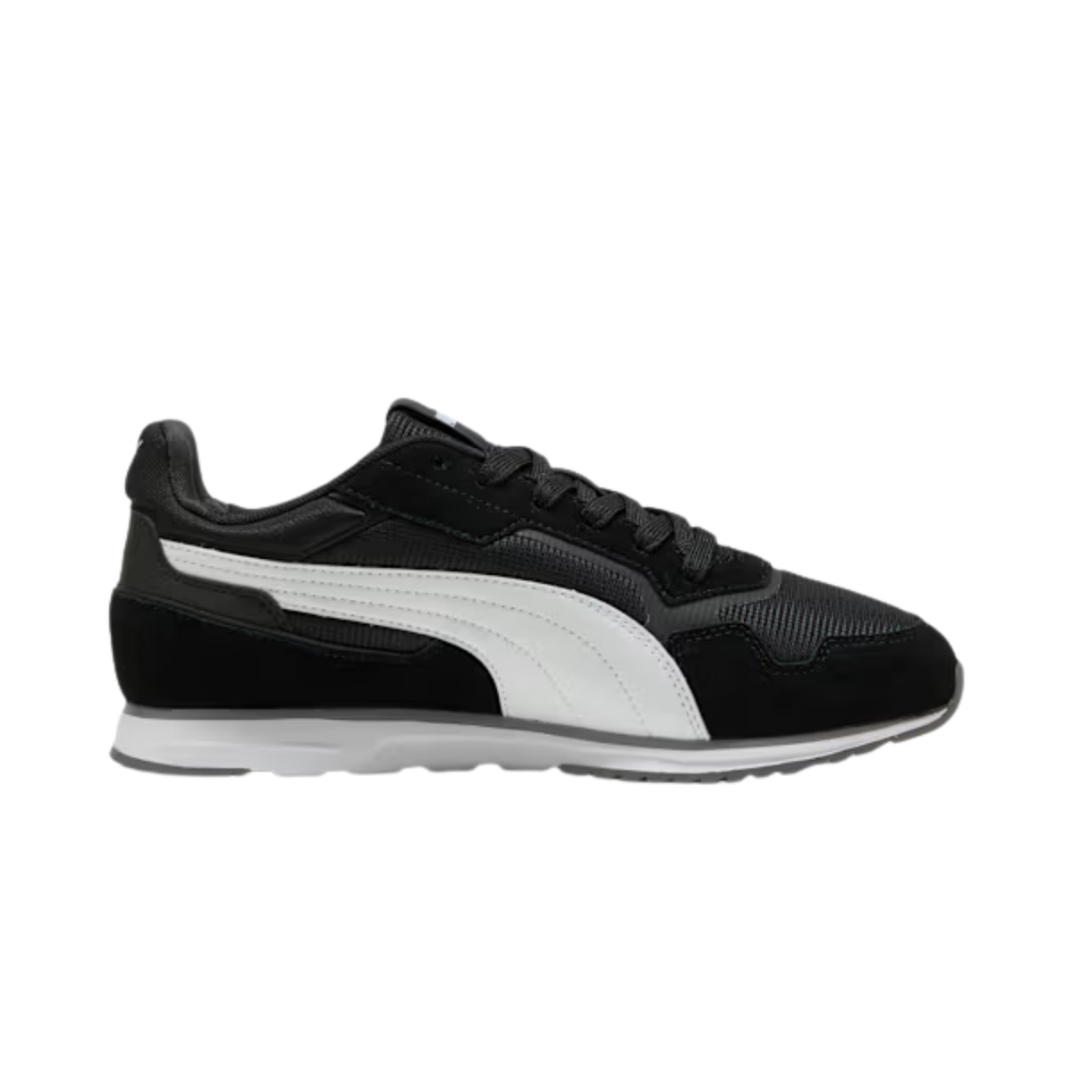 Puma Men Softride ST Miler Sneakers - Black White Strong Gray