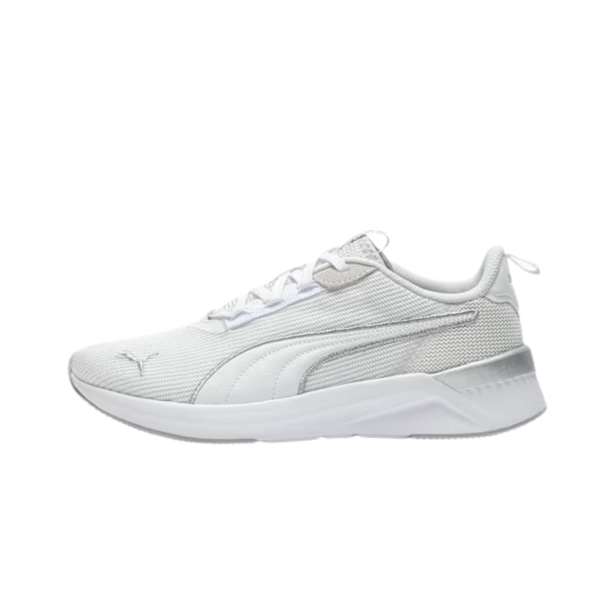 Puma Women Softride Harli Metallic - White Silver