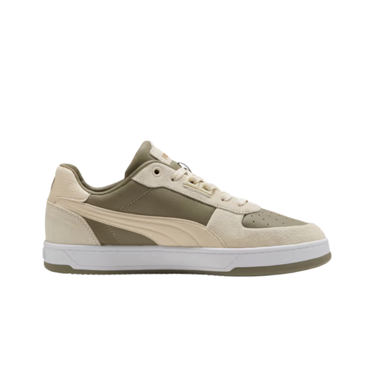 Puma Men Caven 2.0 Lux Suede Sneakers - Velvet Moss Alpine Snow