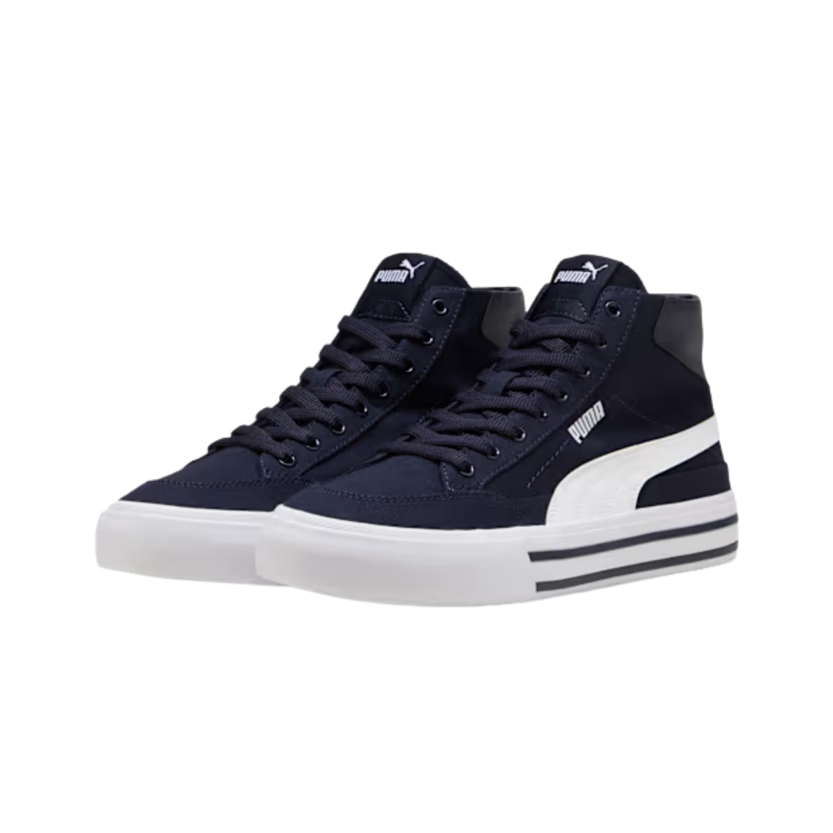 Puma Men Court Classic Vulcanized Formstrip Sneakers - New Navy White