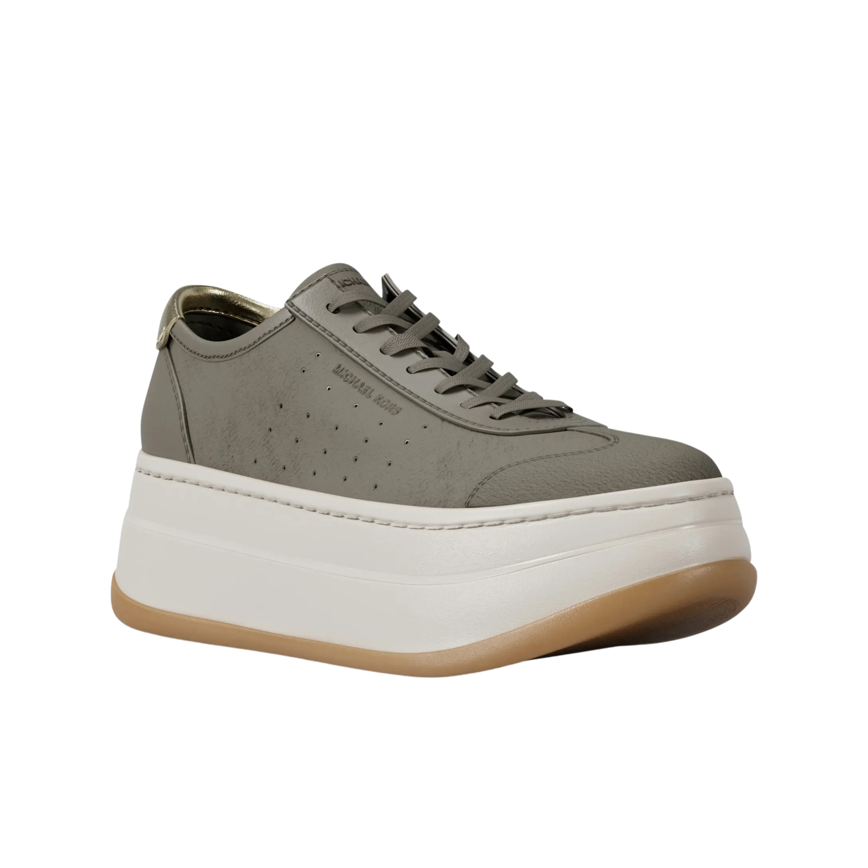 Michael Kors Women Hayes T Toe Platform Sneaker - Birch