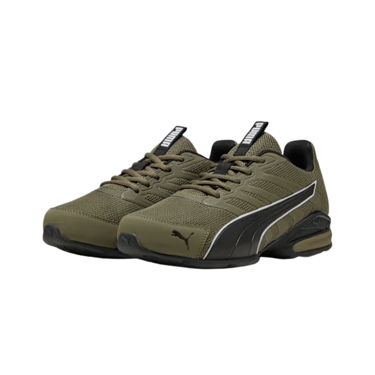 Puma Men Electro Sneakers - Loden Green Black Feather Gray