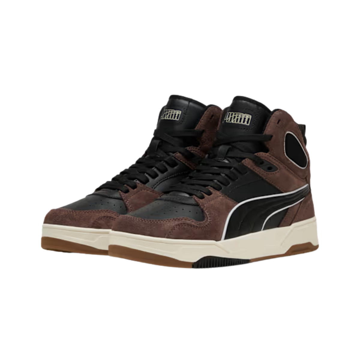 Puma Men Rebound Break Mid Sneakers - Flat Bronze Black Vapor Gray