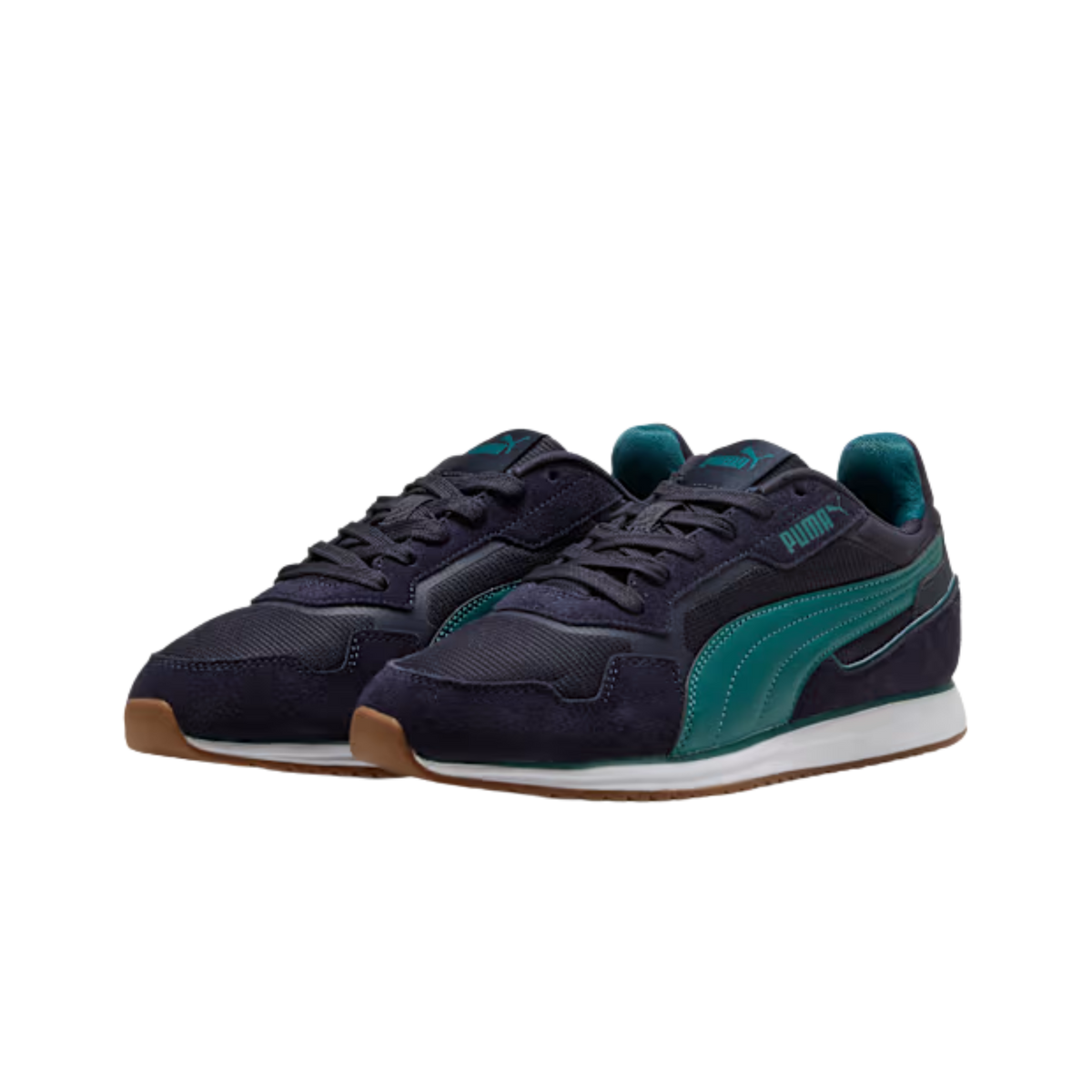 Puma Men Softride ST Miler Sneakers - New Navy Emerald Ice