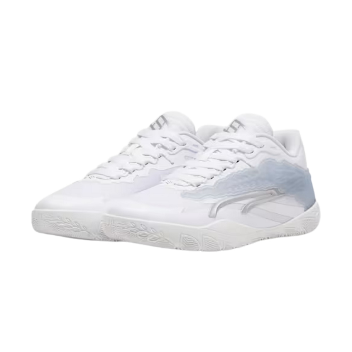 Puma Women Stewie 3 Team Basketball Shoes - White Silver