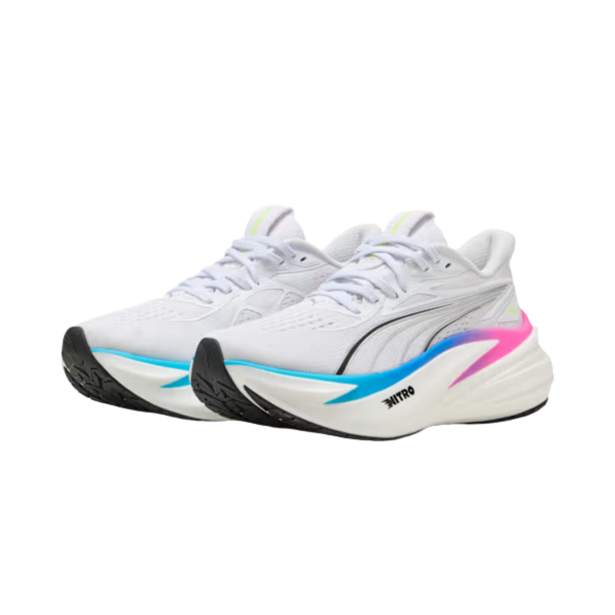Puma Women MagMax NITRO™ 2 - White Ultra Blue Poison Pink