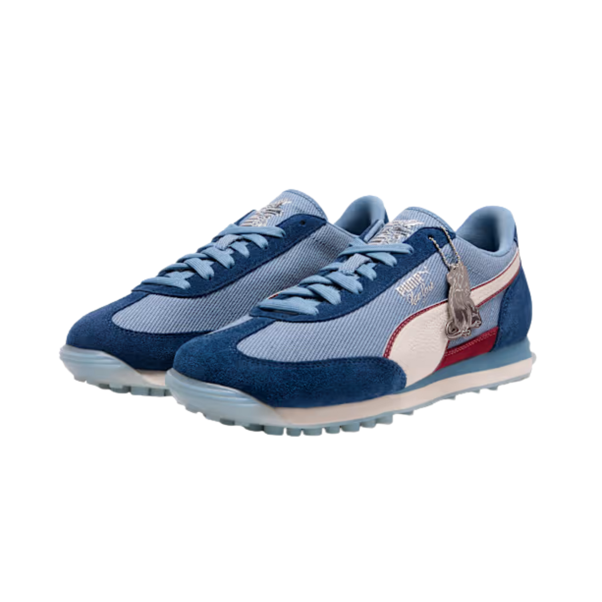 Puma Men Easy Rider NYC Graffiti Sneakers - Persian Blue Cool Blue