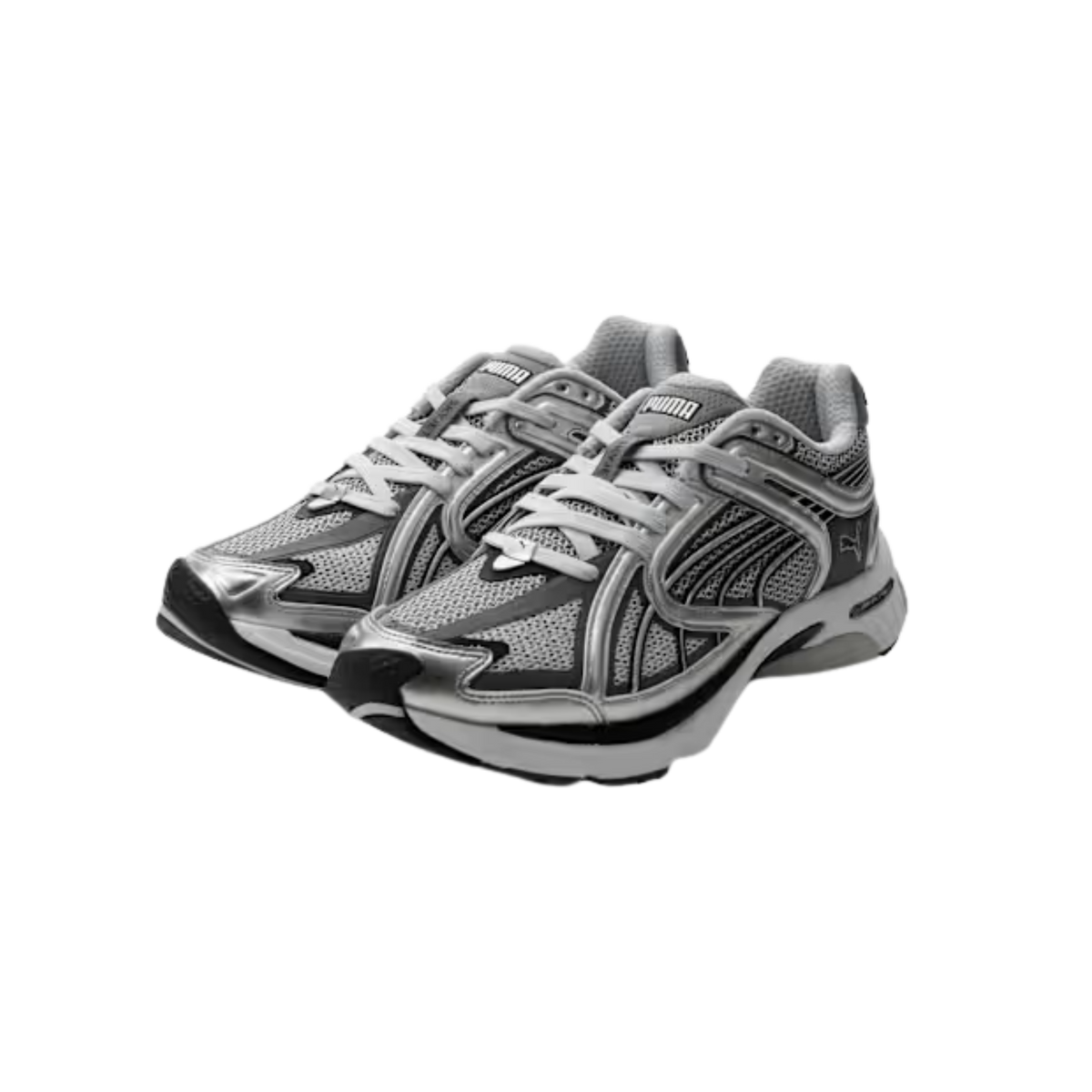 Puma Men SkyJet Prisco Sneakers - Silver Black Glacial Gray