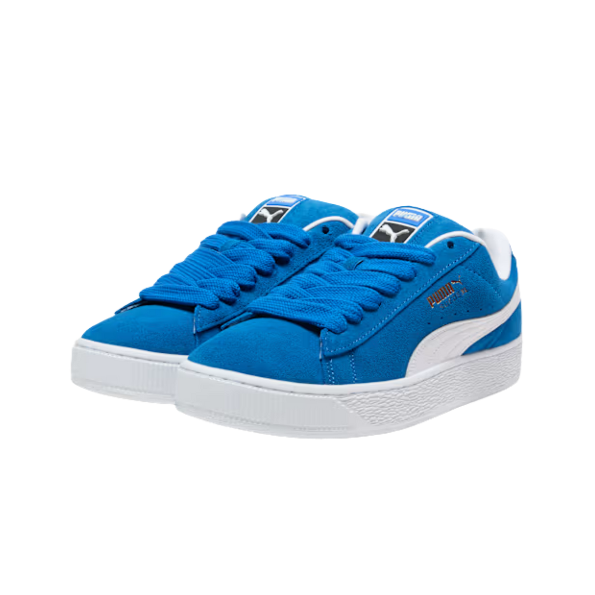 Puma Men Suede XL Sneakers - Team Royal White
