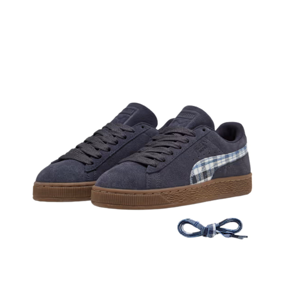 Puma Men Suede Patch Sneakers - New Navy