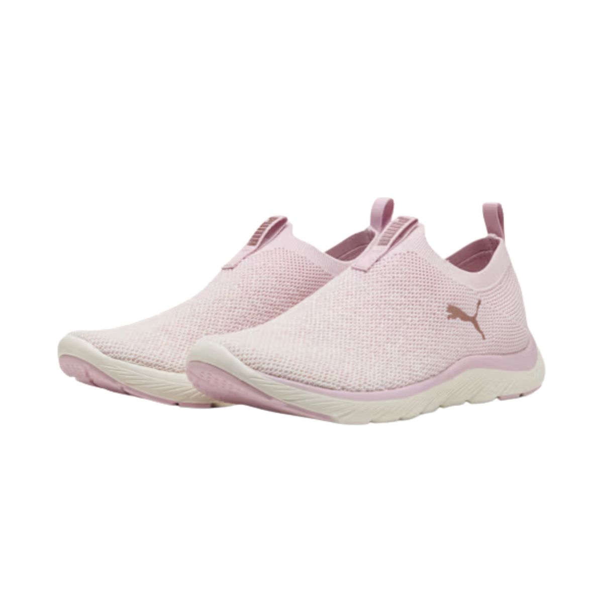 Puma Women Softride Remi Slip On Knit - Rose Mauve Warm White Rose Gold