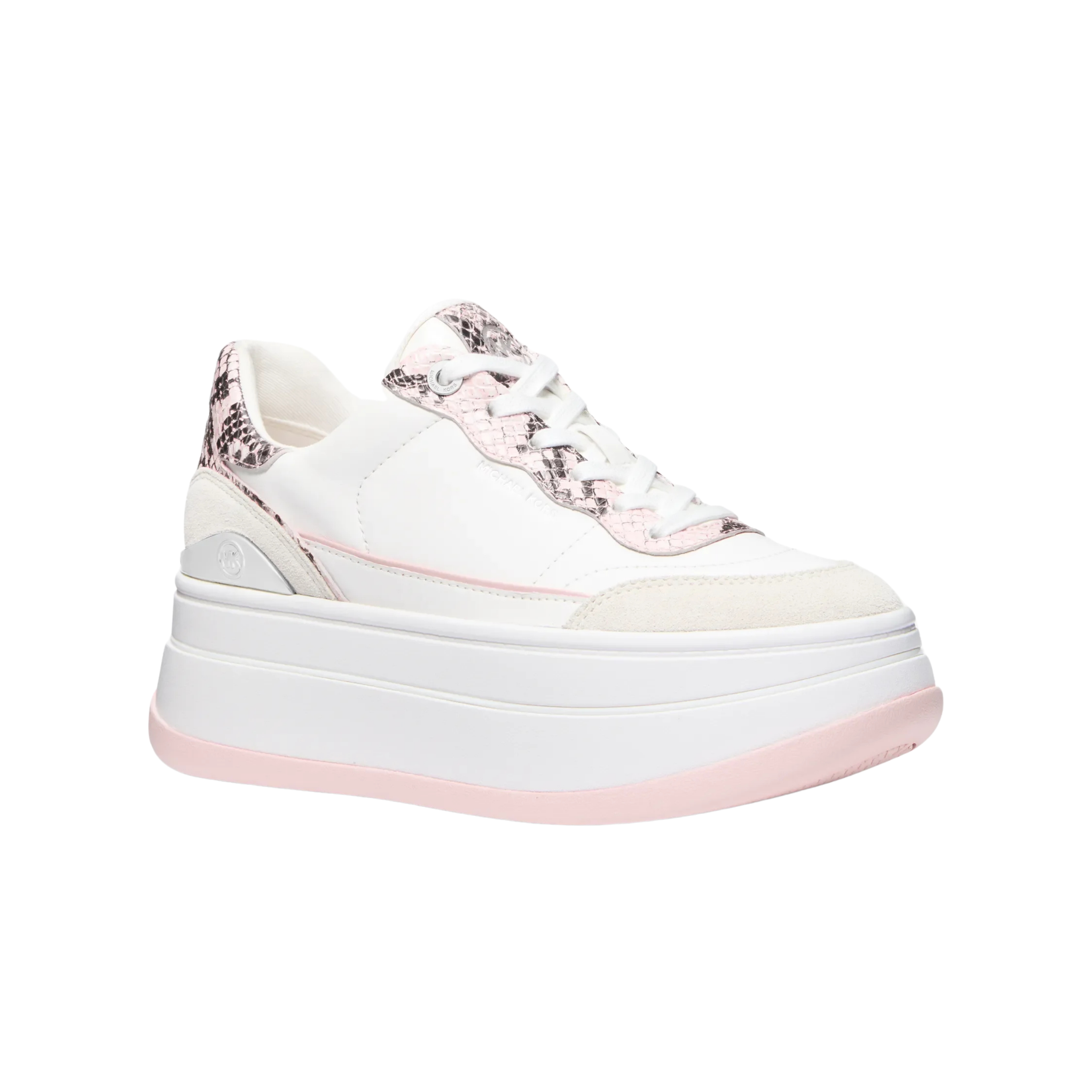 Michael Kors Women Hayes Lace Up Platform Sneaker - Smokey Rose