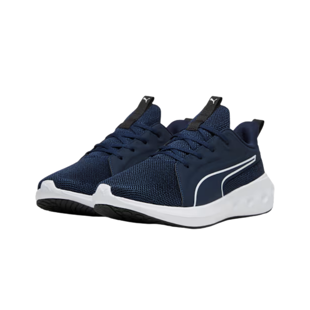 Puma Men Softride Carson Lace Up Sneakers - Club Navy White