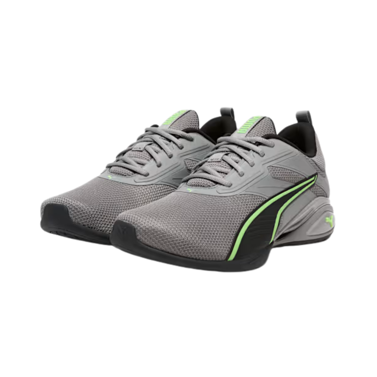 Puma Men Neutron Shoes - Stormy Slate Green Glare