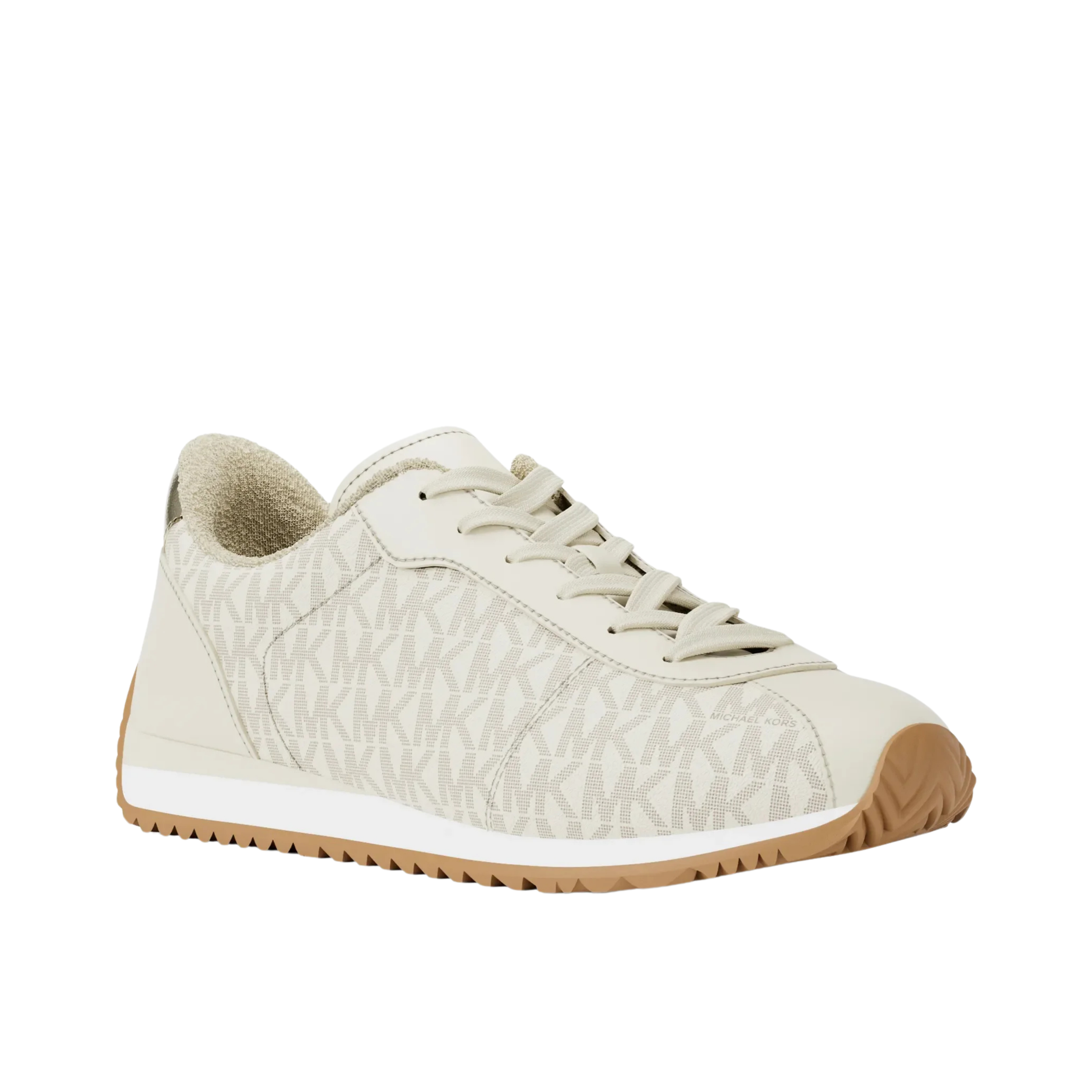 Michael Kors Women Rhodes Signature Logo Trainer - Vanilla