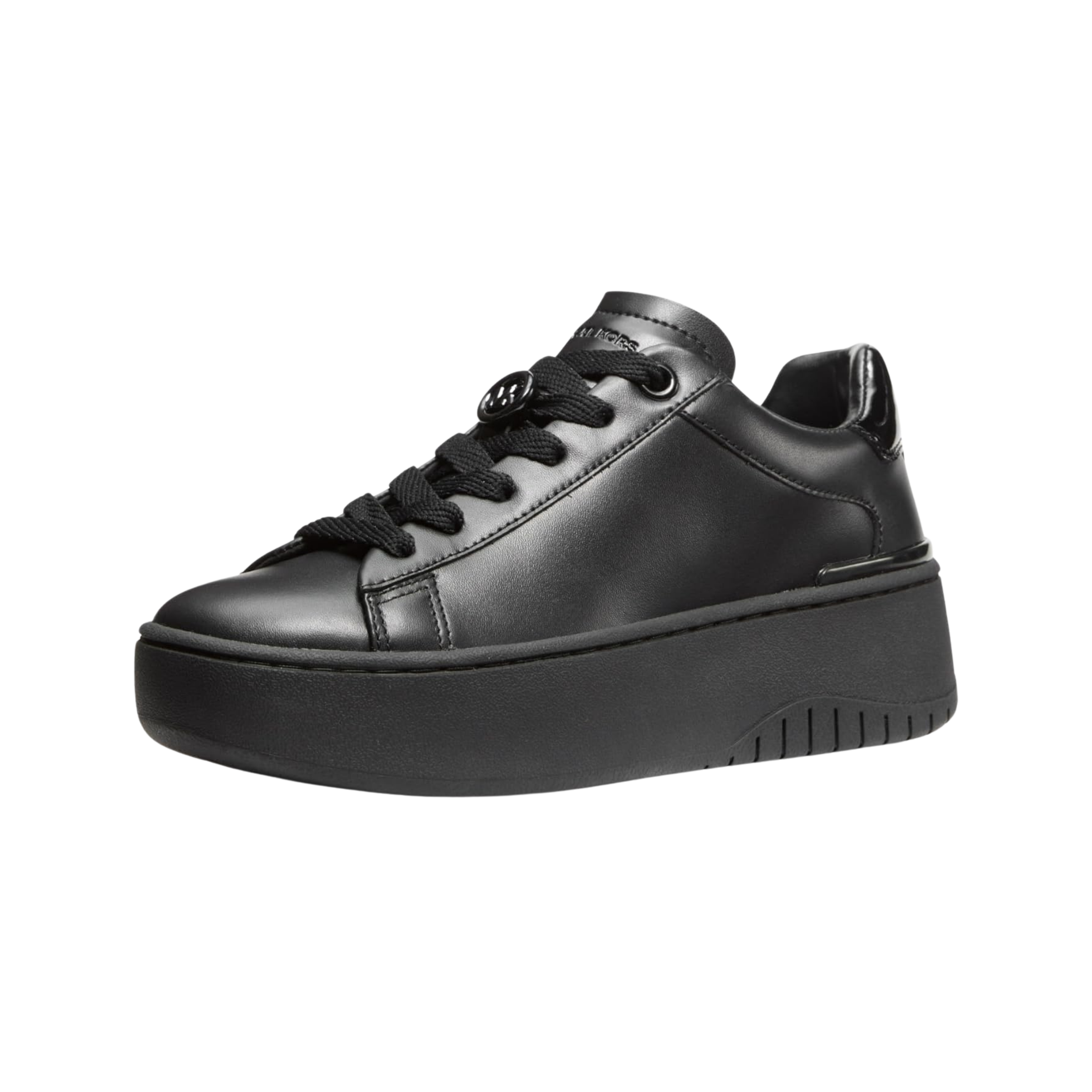 Michael Kors Women Dottie Leather Platform Sneaker - Black