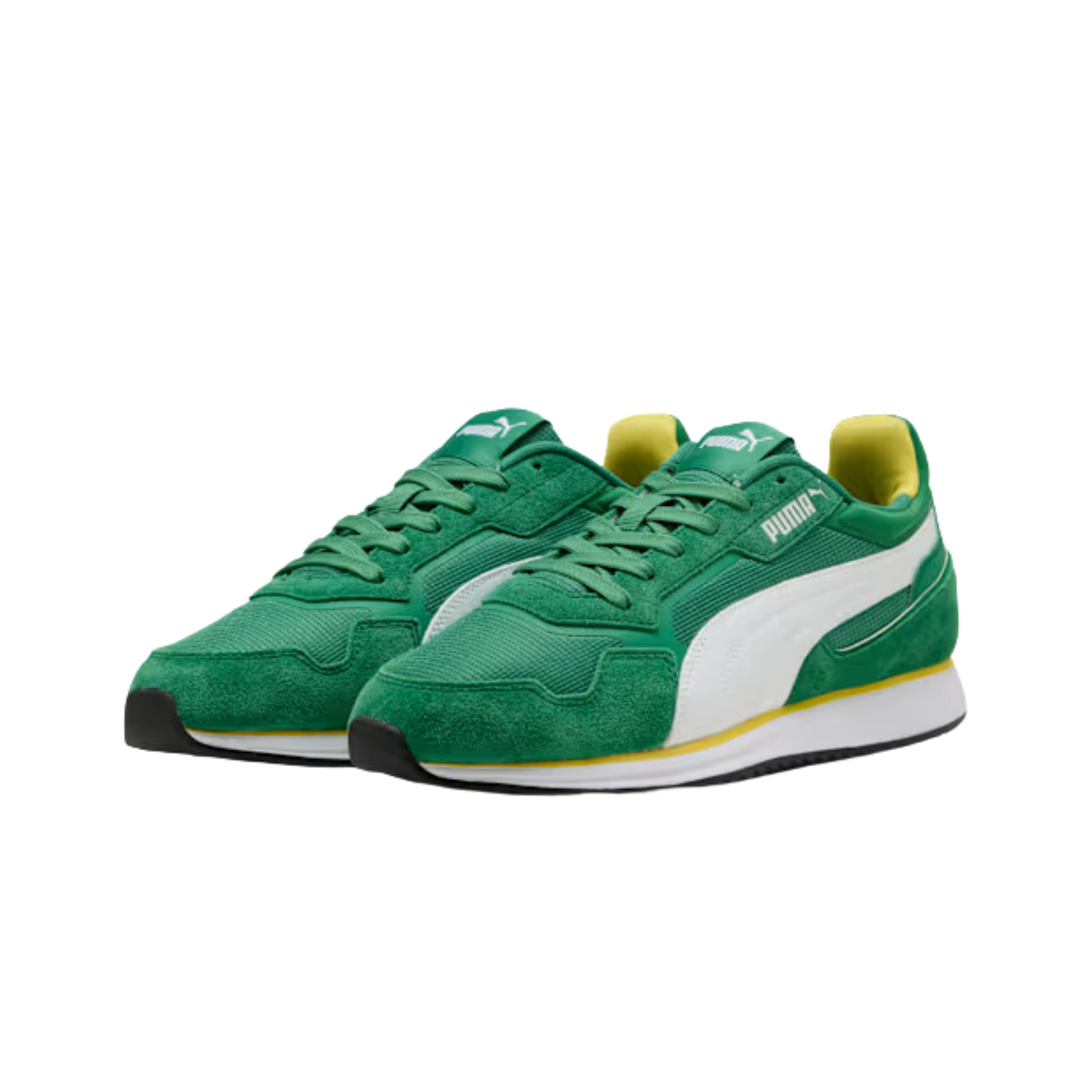Puma Men Softride ST Miler Sneakers - Archive Green White