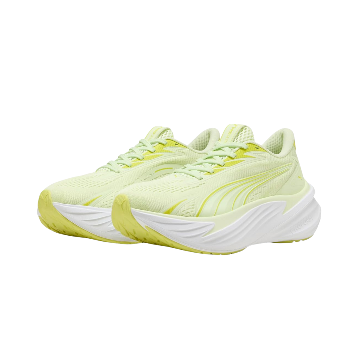 Puma Women Maxima Pro Running Shoes - Lux Lime White Apple Spritz