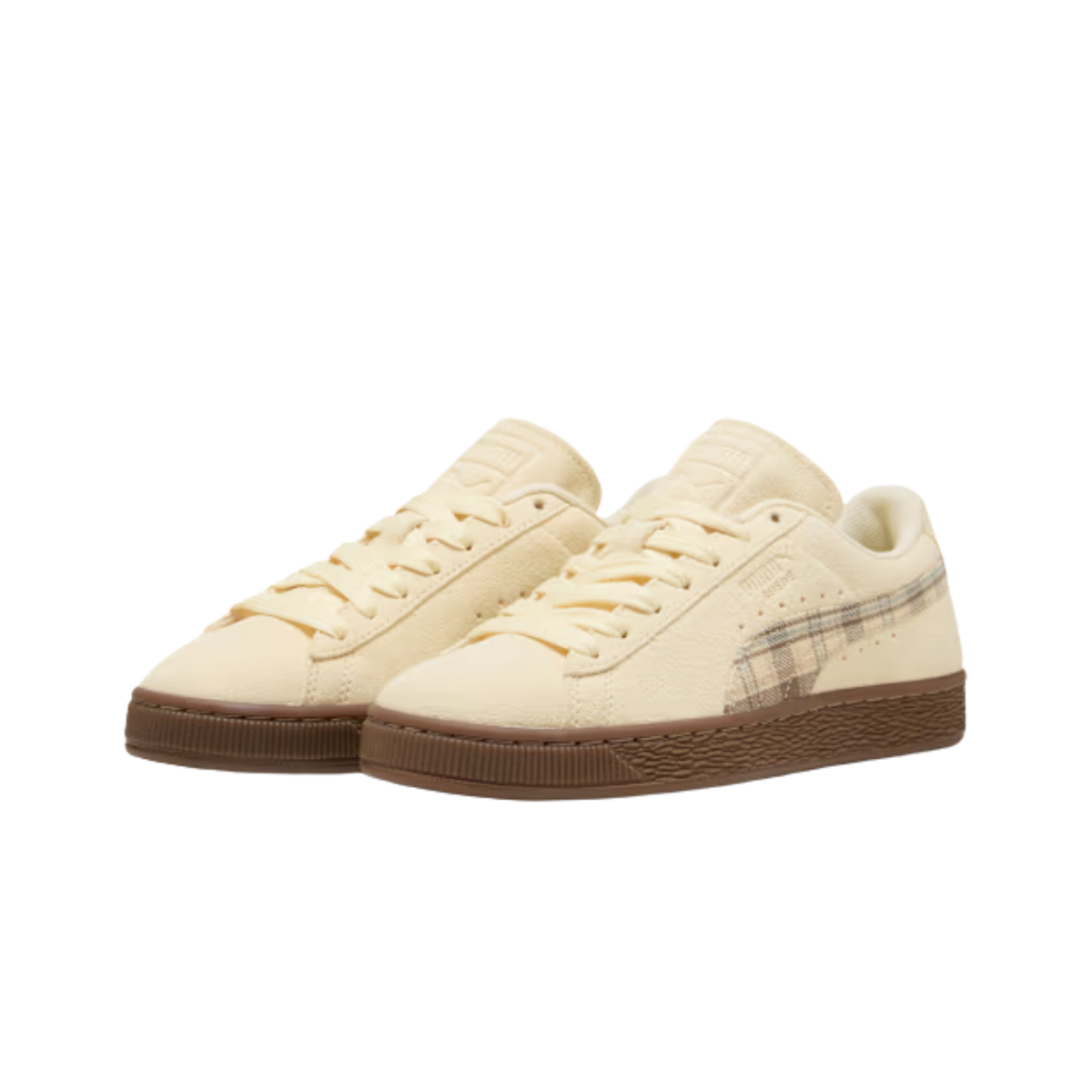 Puma Men Suede Patch Sneakers - Buttercream