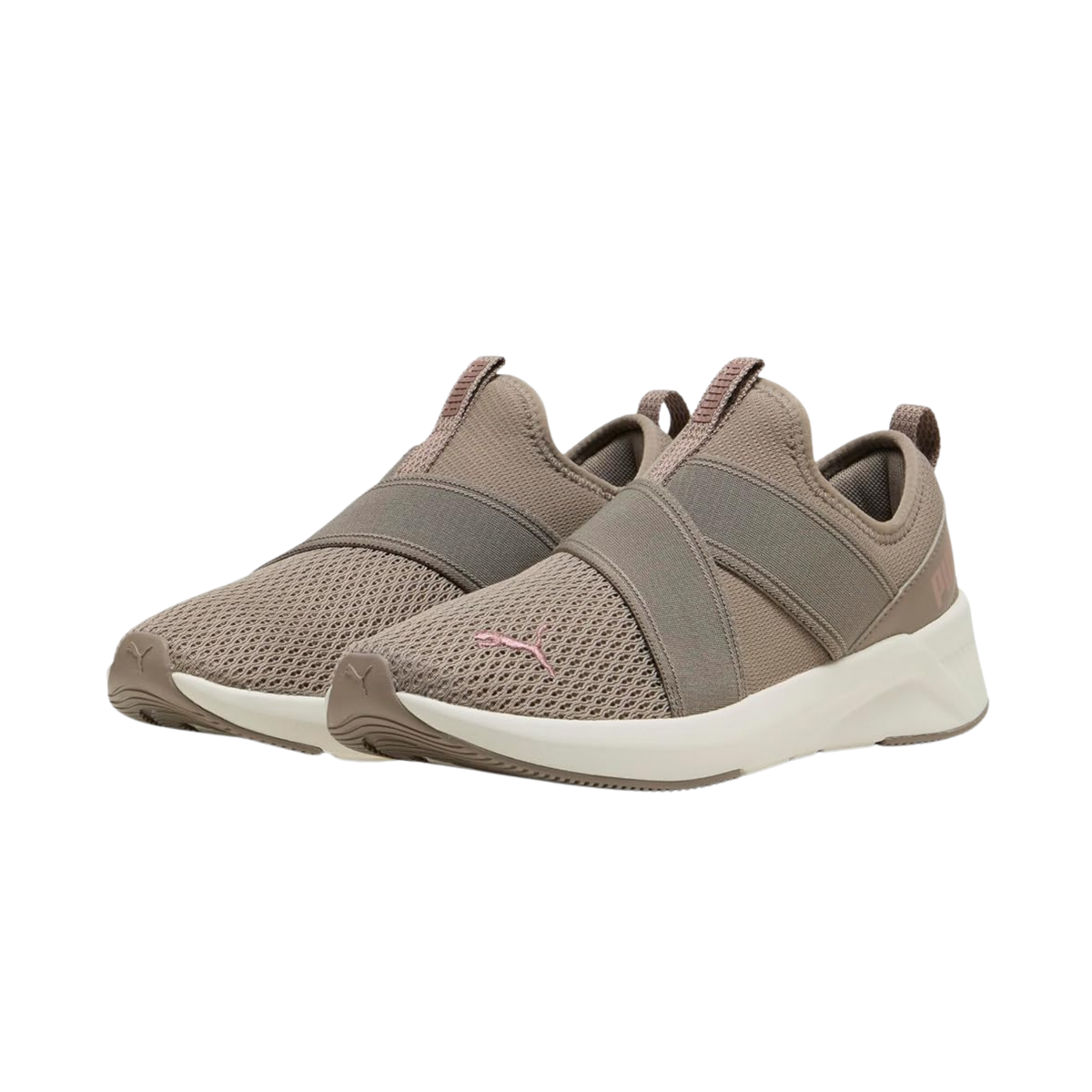 Puma Women Softride Harli Sneakers - Mouse Gray Warm White Rose Gold