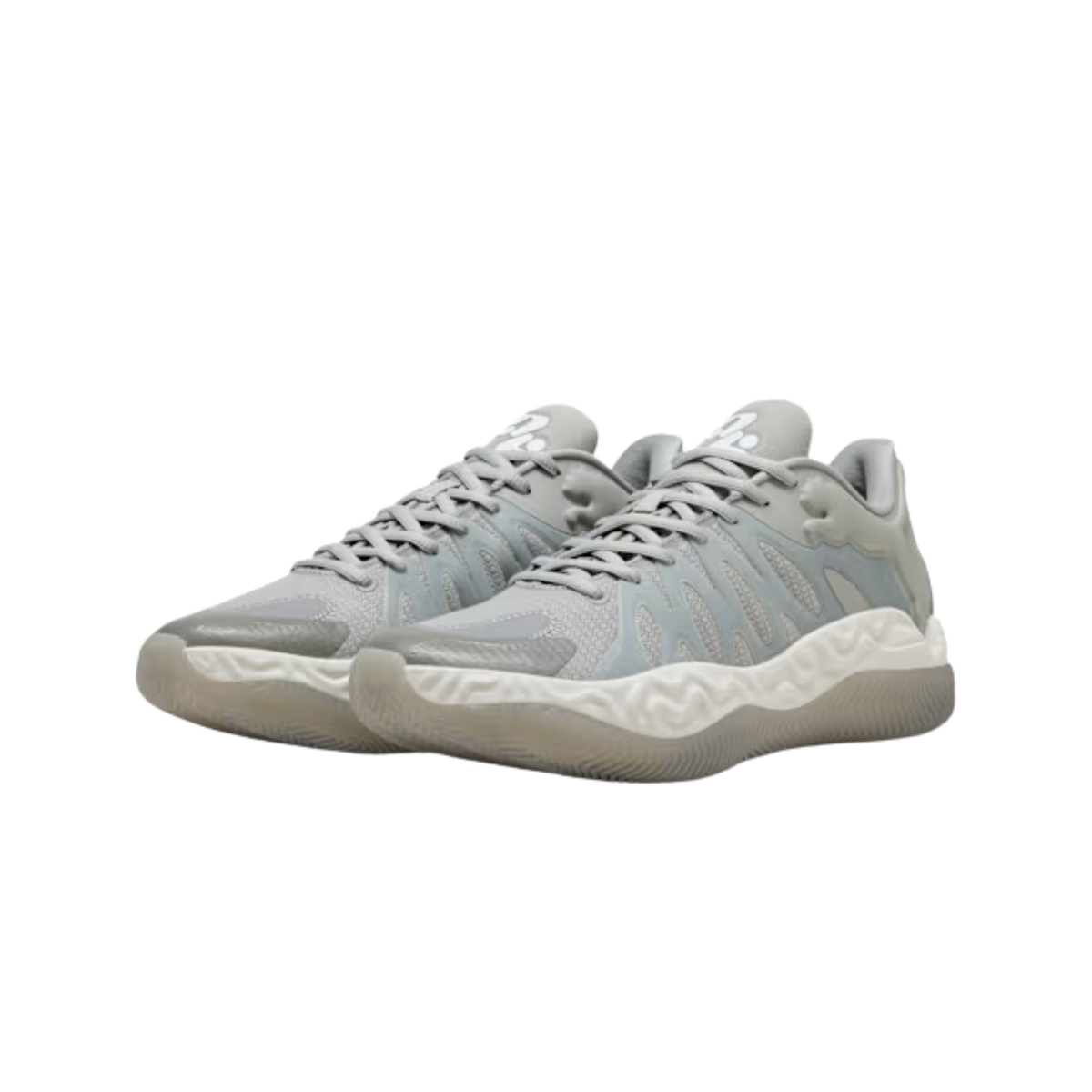 Puma Men HALI 1 Smoke Basketball Shoes - Gray Echo Feather Gray