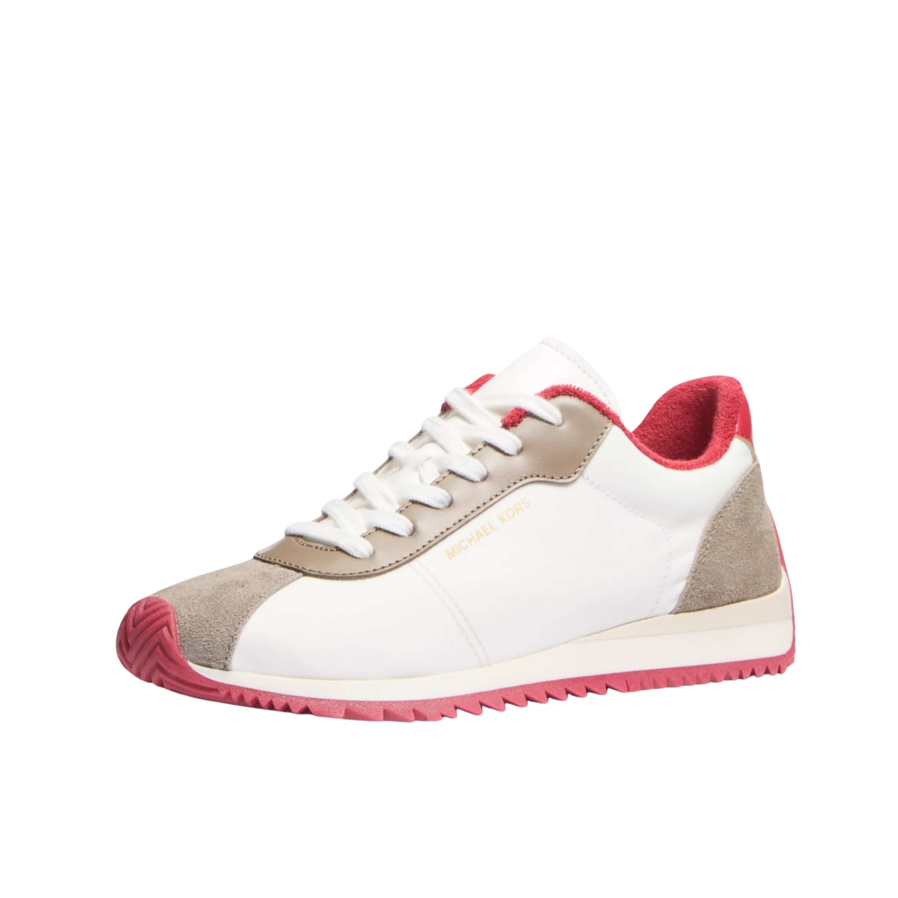 Michael Kors Women Rhodes Nylon Trainer - Optic White