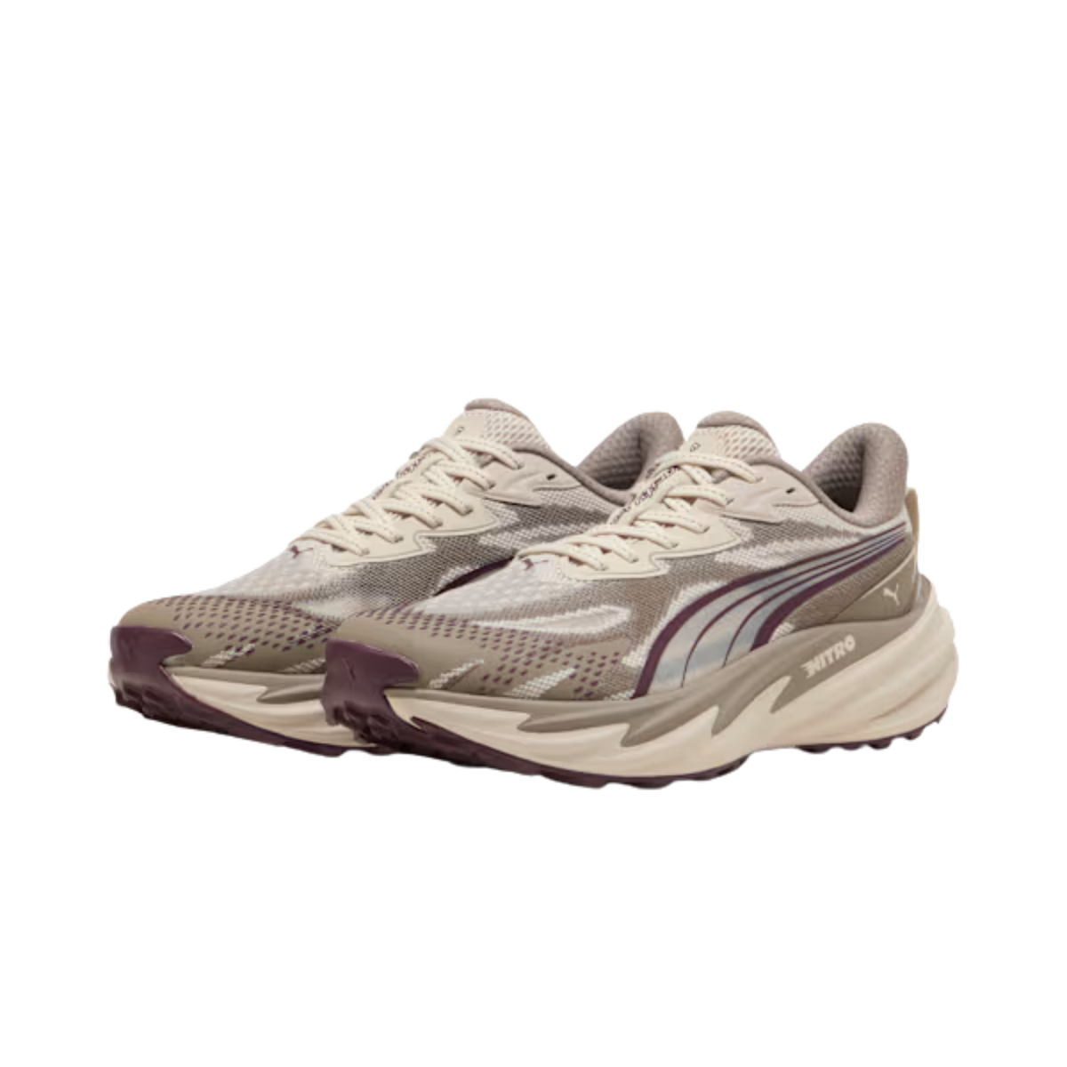 Puma Women Velocity Nitro™ Trail - Silver Fog Ruby Noir Mouse Gray