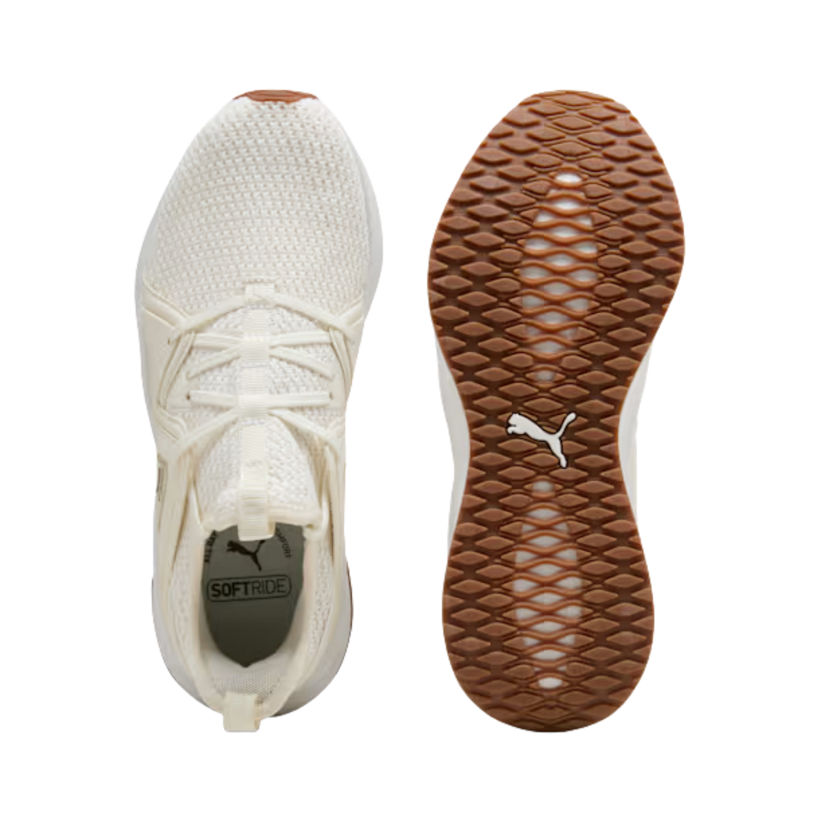 Puma Women Softride Bella Cheetah - Warm White Chocolate Gum