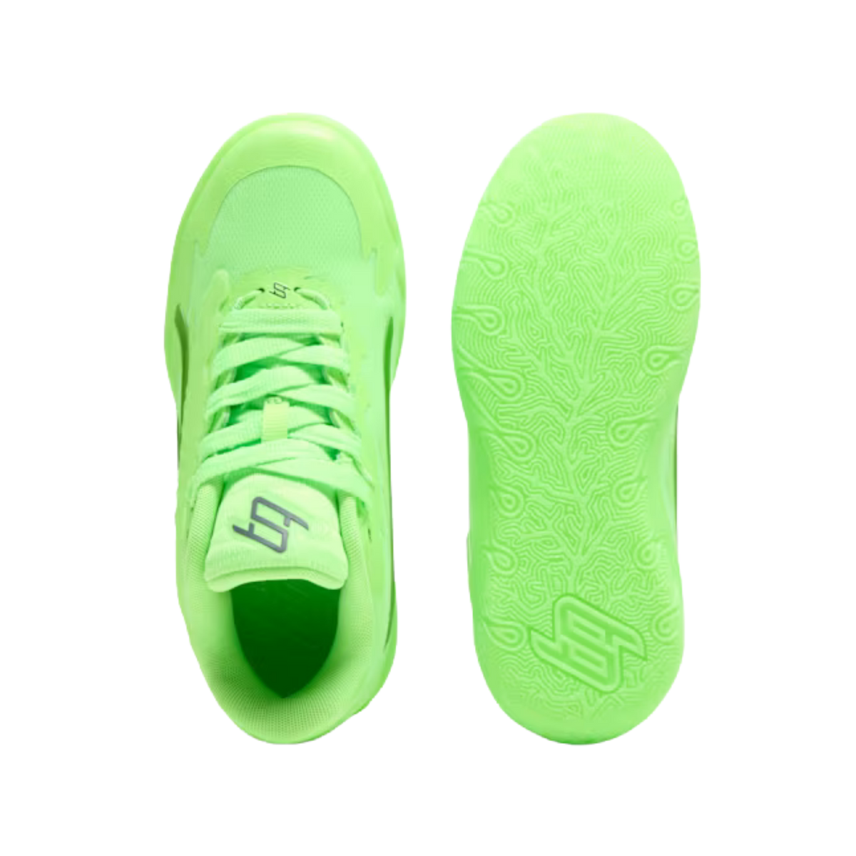 Puma Women Stewie 3 Team Basketball Shoes - Green Glare Galactic Gray