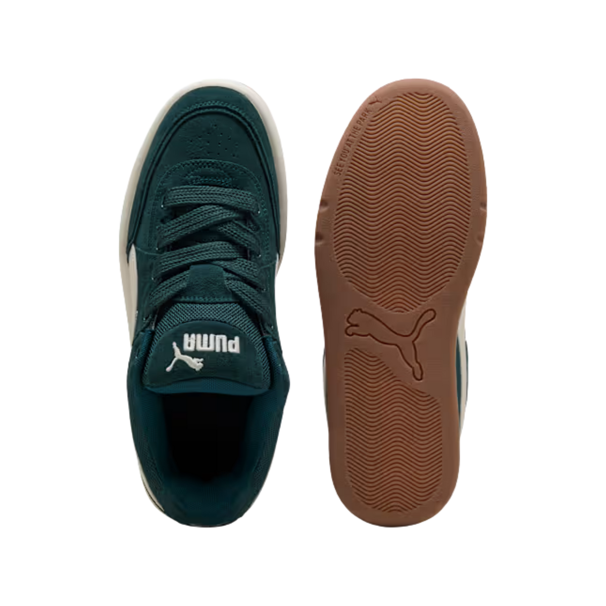 Puma Men Park Lifestyle SK8 Sneakers - Green Terrain Alpine Snow