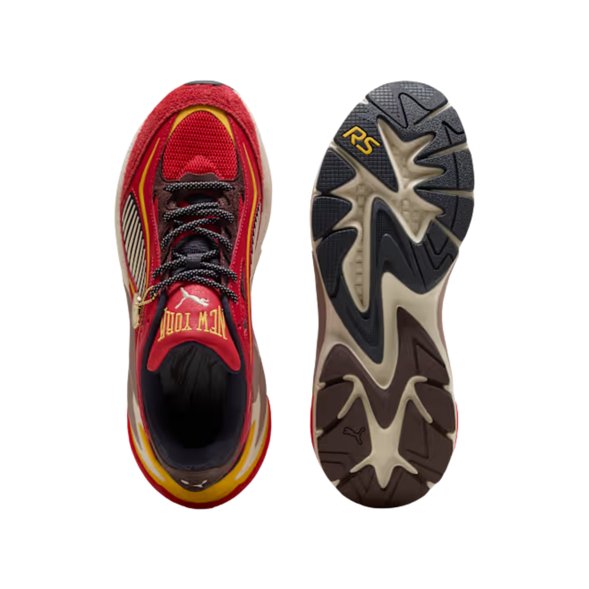 Puma Men RS Surge NYC Sneakers - For All Time Red New Navy Yellow Sizzle
