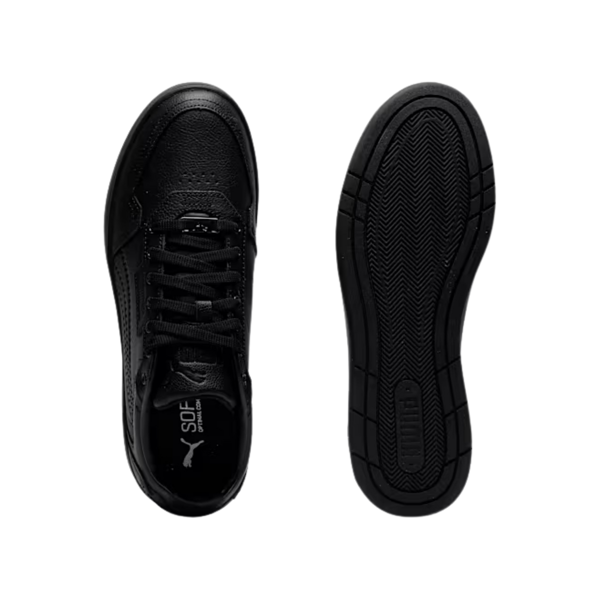 Puma Men Court Classic Lux Sneakers - Black