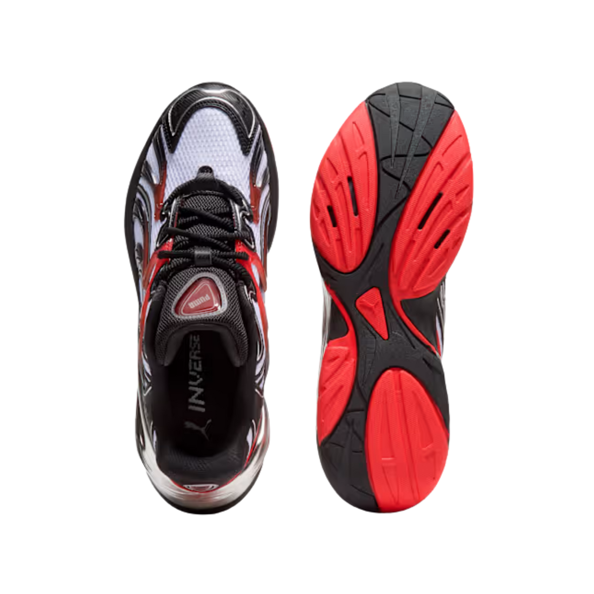 Puma Men Inverse PumaTech X Sneakers - White Black For All Time Red