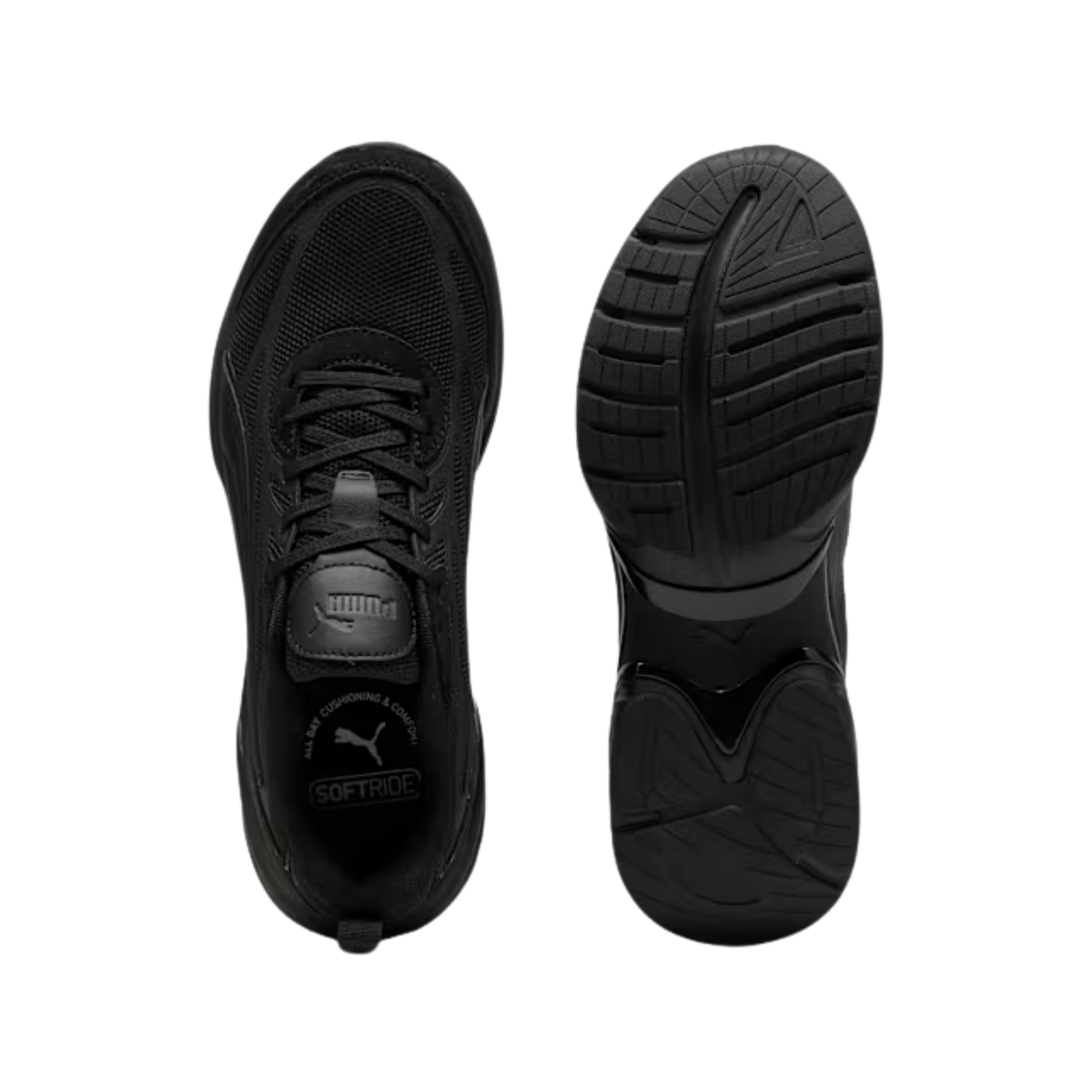 Puma Men Softride Escalate Sneakers - Black Strong Gray