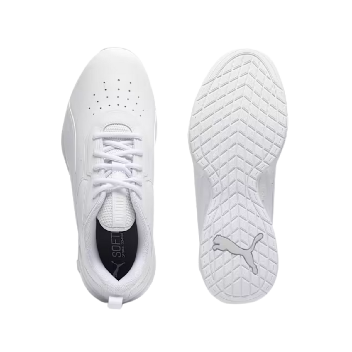 Puma Men Neutron Shoes - White Feather Gray