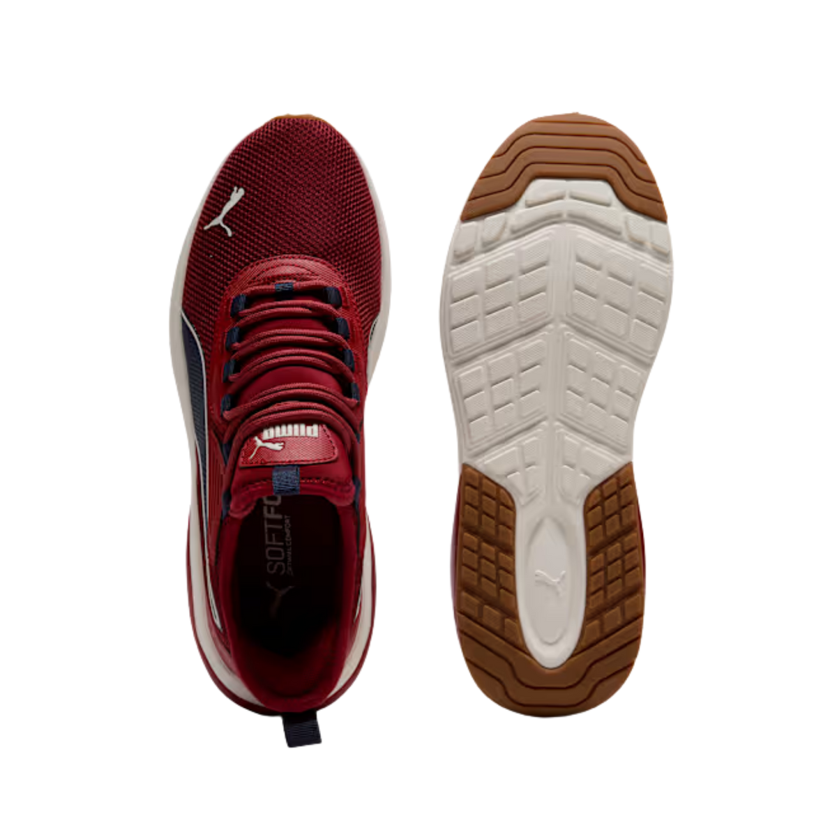 Puma Men Amplifier Sneakers - Team Regal Red Navy Warm White