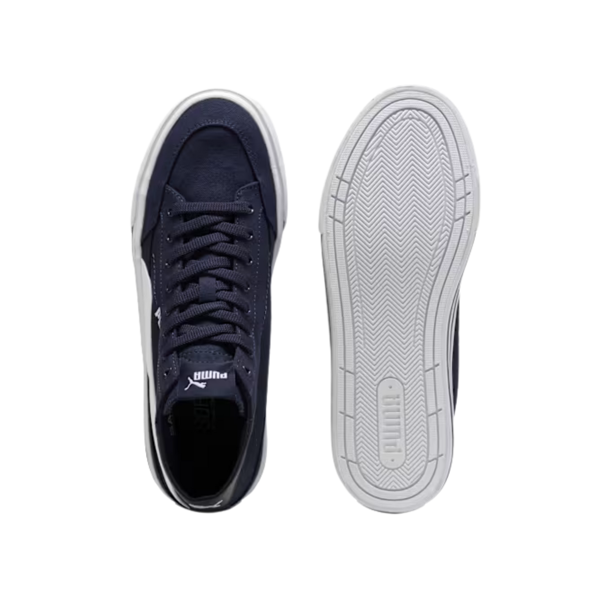 Puma Men Court Classic Vulcanized Formstrip Sneakers - New Navy White