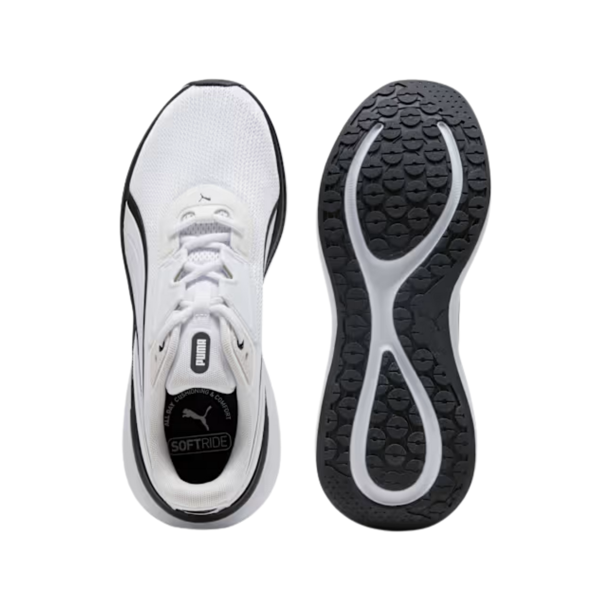Puma Men Softride Exo Sneakers - White Black