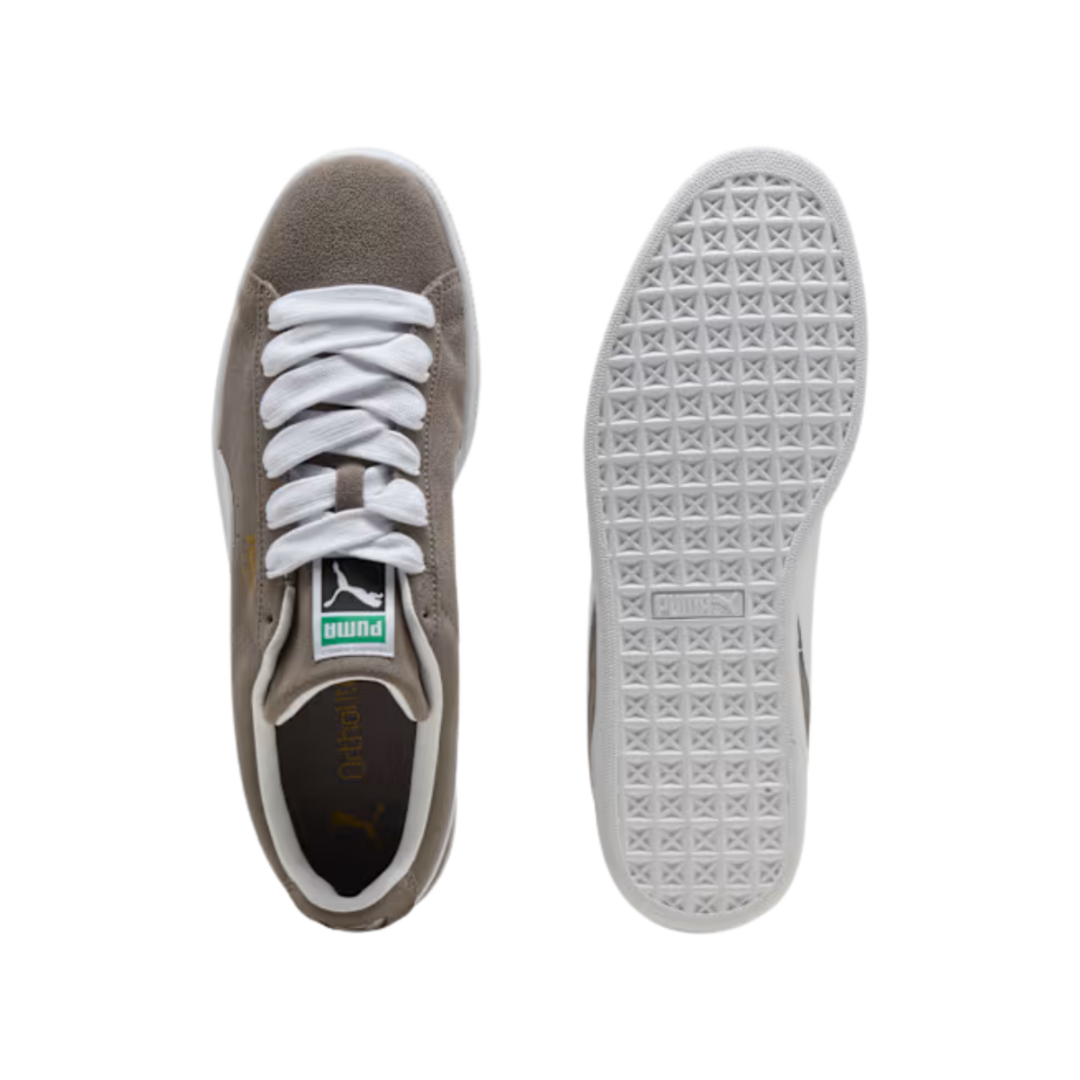 Puma Men Suede Classic Sneakers - Cast Iron White