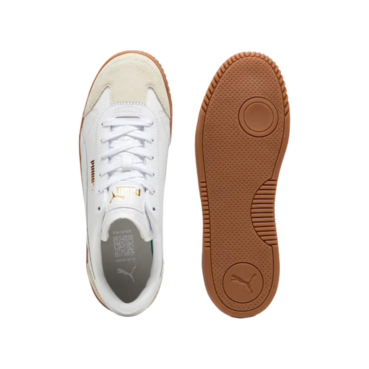 Puma Men Club 5v5 Lux Sneakers - Alpine Snow White Gold
