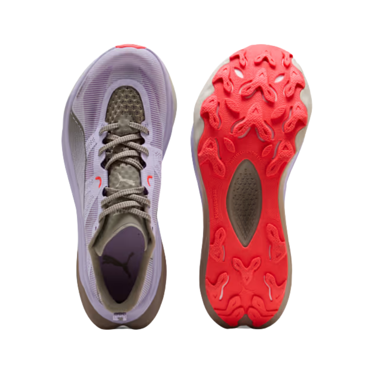 Puma Women Deviate NITRO™ Elite Trail - Light Lavender Mouse Gray-Ultra Red